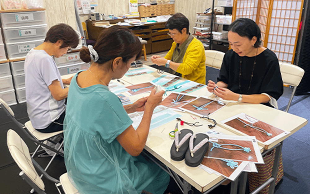 「和のコト講座 鼻緒どめ」